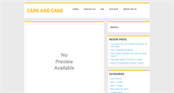 Desktop Screenshot of carsandcake.com