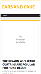 Mobile Screenshot of carsandcake.com